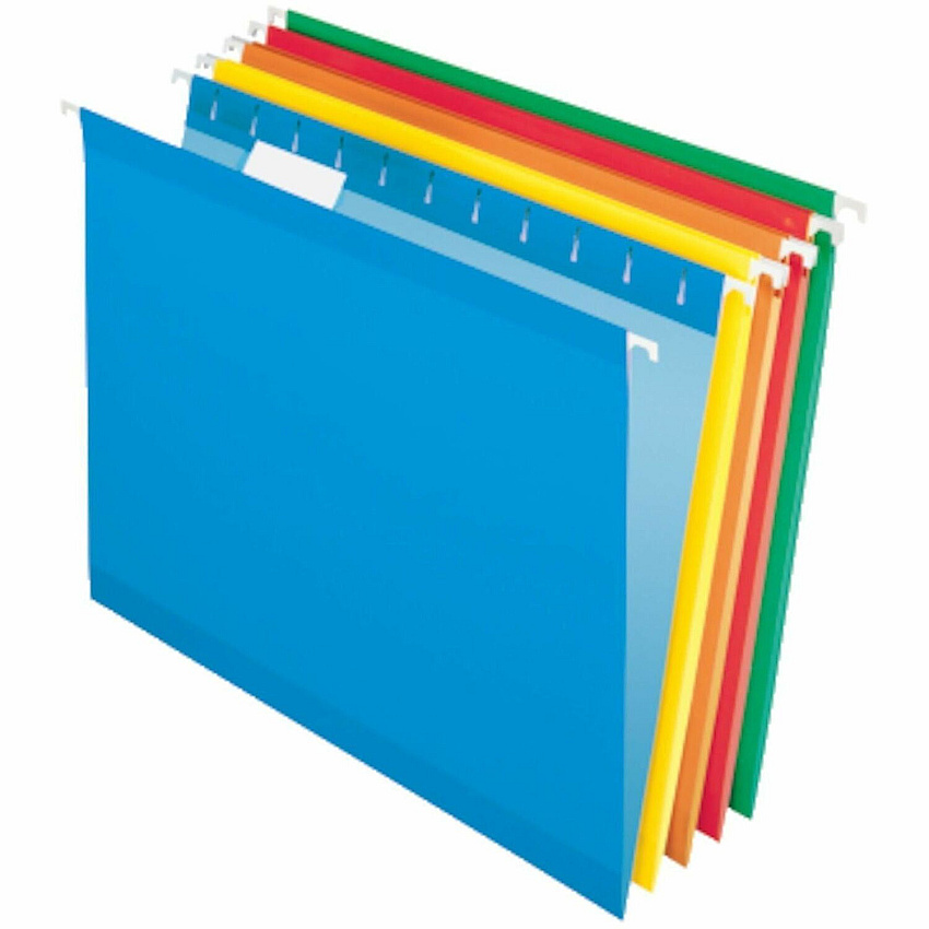Business Source 1/5 Tab Cut Letter Hanging Folder (34112)