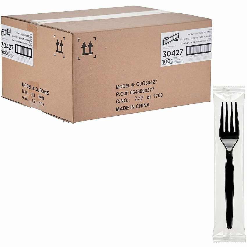 Genuine Joe Disposable Polystyrene Cutlery (30427)