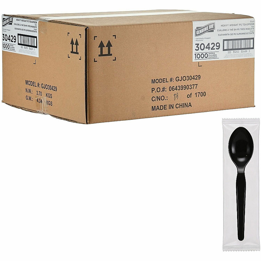 Genuine Joe Disposable Polystyrene Cutlery (30429)