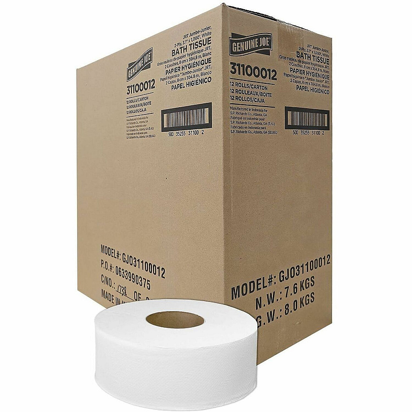 Genuine Joe Jumbo 2-Ply Bathroom Tissue (31100012)