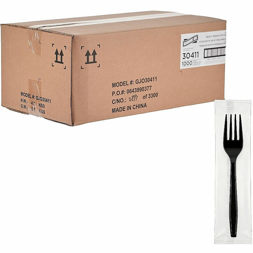 Genuine Joe Heavy-Weight Polypropylene Cutlery (30411)