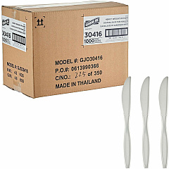 Genuine Joe Heavy-Weight Polypropylene Cutlery (30416)