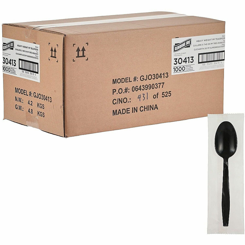 Genuine Joe Heavy-Weight Polypropylene Cutlery (30413)