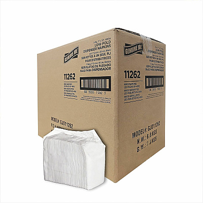 Genuine Joe Low-Fold Dispenser Napkins (11262)