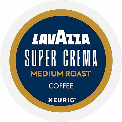 Lavazza K-Cup, Pod, Ground Super Crema K-Cup Coffee Pods (0911)