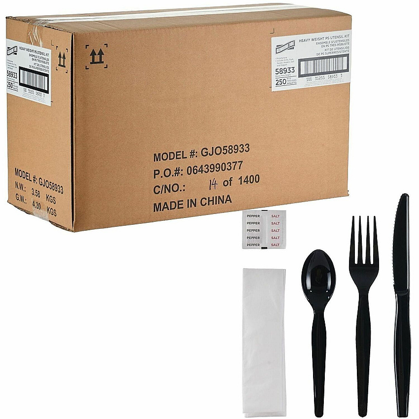 Genuine Joe 6-Piece Heavyweight Utensil Kit (58933)