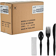 Genuine Joe 4-Piece Medium-Weight Utensil Kit (58928)