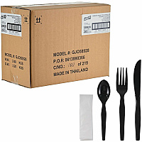 Genuine Joe 4-Piece Medium-Weight Utensil Kit (58928)