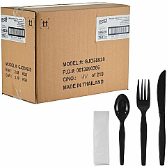 Genuine Joe 4-Piece Medium-Weight Utensil Kit (58928)