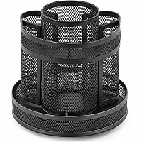 Lorell Multi-Compartment Rotating Desk Organizer (84137)