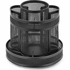 Lorell Multi-Compartment Rotating Desk Organizer (84137CT)