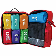 Modulator Carrying Case Rugged (Backpack) First Aid - Red (M600B3)
