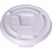 Genuine Joe Plastic Lids with Reclosable Slot (222063)