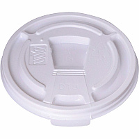Genuine Joe Plastic Lids with Reclosable Slot (222063)