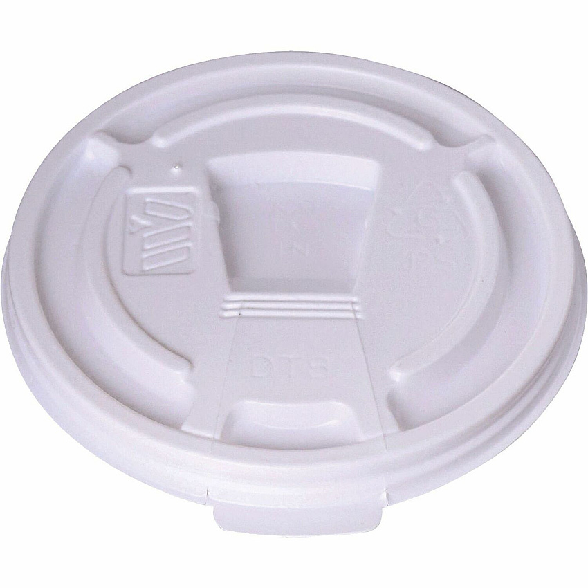 Genuine Joe Plastic Lids with Reclosable Slot (222063)