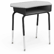 Lorell League Dry-Erase Top Student Desk with Book Box (83092)