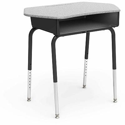 Lorell League Dry-Erase Top Student Desk with Book Box (83092)