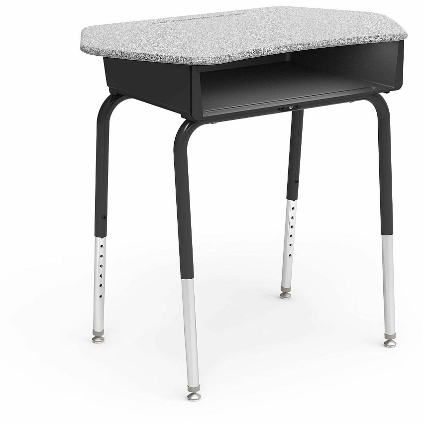 Lorell League Dry-Erase Top Student Desk with Book Box (83092)