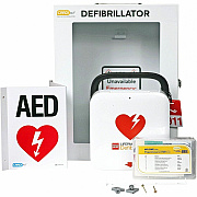 CARDIACT Alarmed LIFEPAK CR2 Semi-Auto English AED Kit with USB (CAP14CR2)