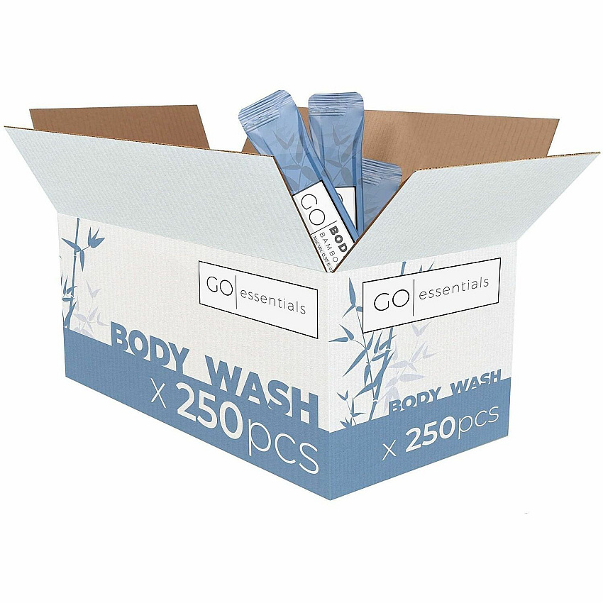 Go Mouthwash Go Mouthwash Travel-Size Body Wash Packets (BW250)