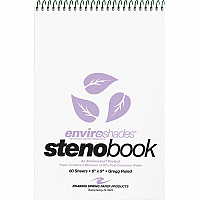 Roaring Spring Enviroshades Gregg-Ruled Steno Book (12264CT)