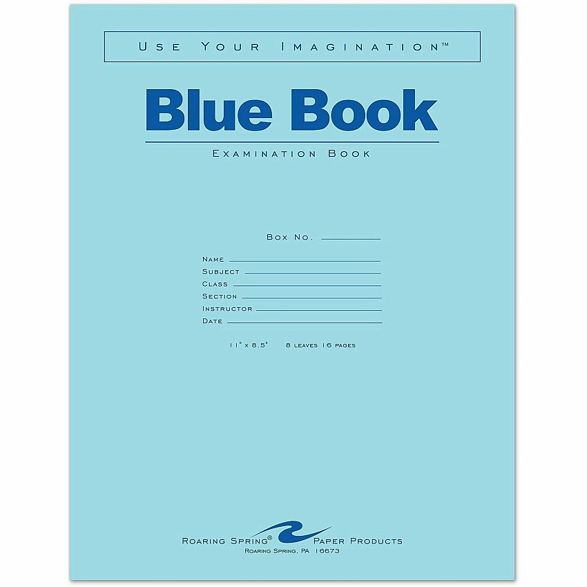 Roaring Spring Examination Book (77517CT)