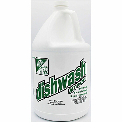 Genuine Joe Dishwash Green Liquid Dish Soap (01295)
