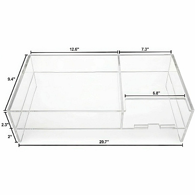 Kantek 2-Tier Acrylic Monitor Stand (AMS340)