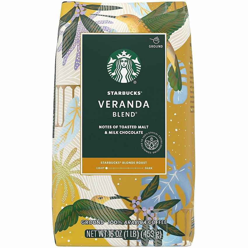 Starbucks Ground Veranda Blend Blonde Roast Ground Coffee (12413968CT)