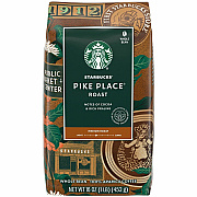 Starbucks Whole Bean Pike Place Roast Whole Bean Coffee (12411946CT)