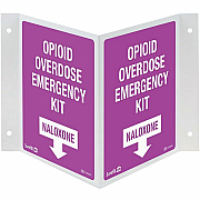 AERO Overdose Kit 3-Way Wall Sign (SFODWS01)