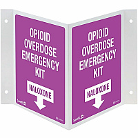 AERO Overdose Kit 3-Way Wall Sign (SFODWS01)