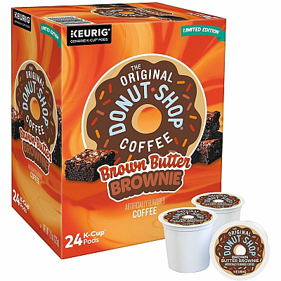 The Original Donut Shop K-Cup Brown Butter Brownie Coffee (0794)