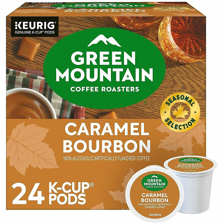 Green Mountain Coffee Roasters K-Cup Caramel Bourbon Coffee (1081)