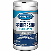 Sprayway Stainless Steel Wipes (SPRA58609)