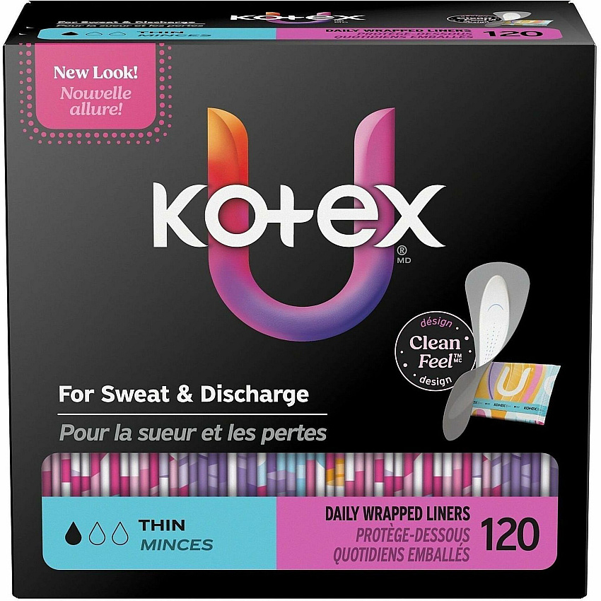 U by Kotex Wrapped Panty Liners (58311)