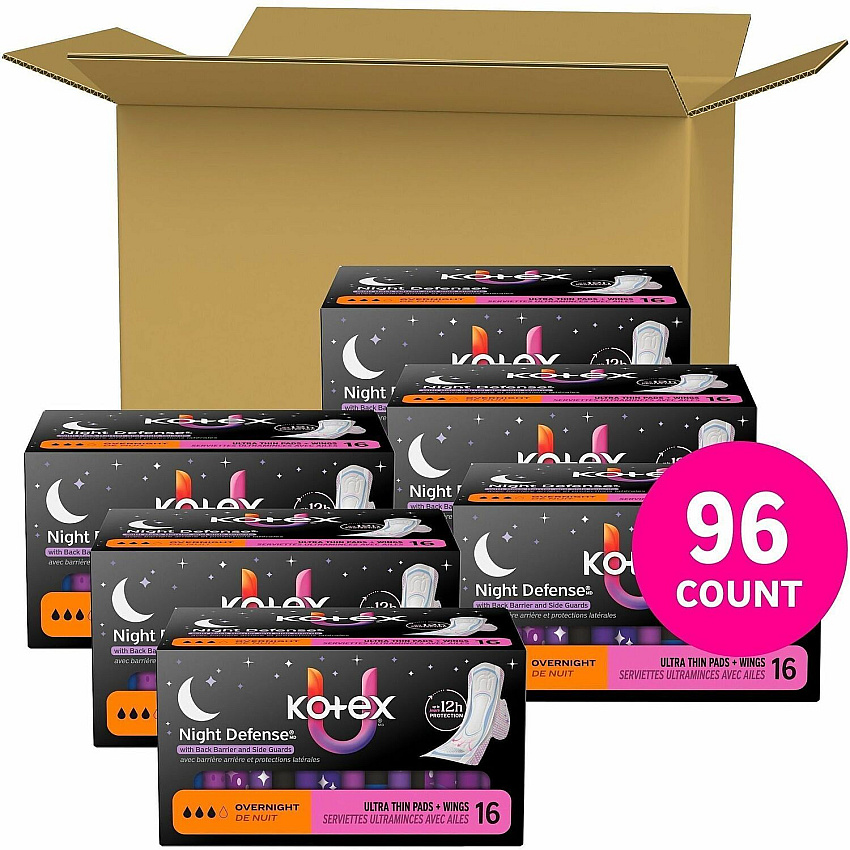 U by Kotex Ultra Thin Overnight Pads (58229CT)