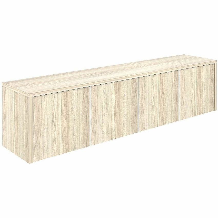 Lorell Essentials Wall-Mounted Hutches with Wood Doors (66346)