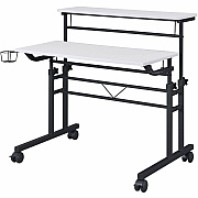 Techni Mobili Rolling Writing Desk (3800SUWHT)