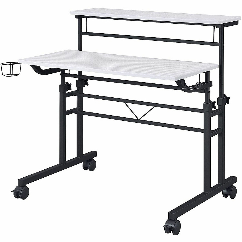 Techni Mobili Rolling Writing Desk (3800SUWHT)
