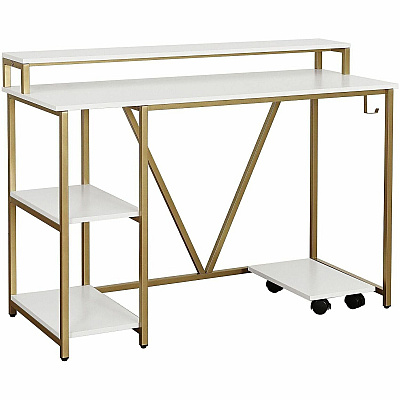 Techni Mobili Industrial Writing Desk (7310DGLD)