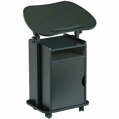 Techni Mobili Sit-to-Stand Adjustable Laptop Cart (B007BK)