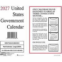 Unicor Monthly Wall Calendar (6649511)