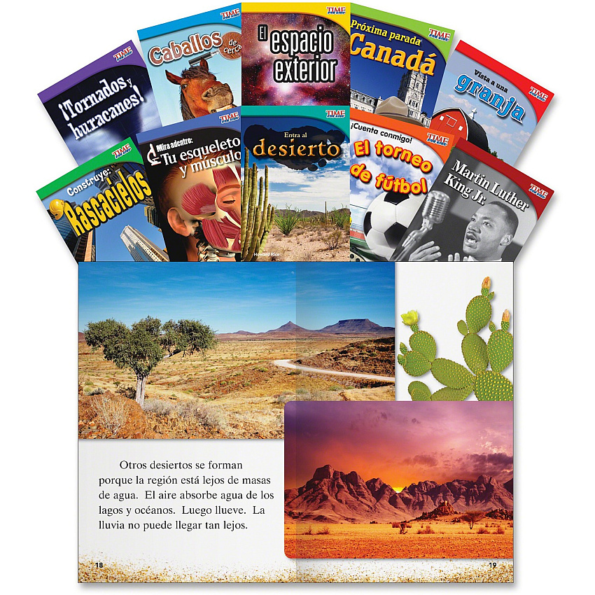 Shell Education TFK 2nd-grade Spanish 10-Book Set 2 Printed Book (16104)