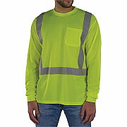 ergodyne Essential Hi-Vis Long Sleeve T-Shirt - Type R, Class 2 (21873)
