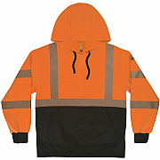 ergodyne GloWear 8317BK Performance Hi-Vis Hooded Sweatshirt (22985)