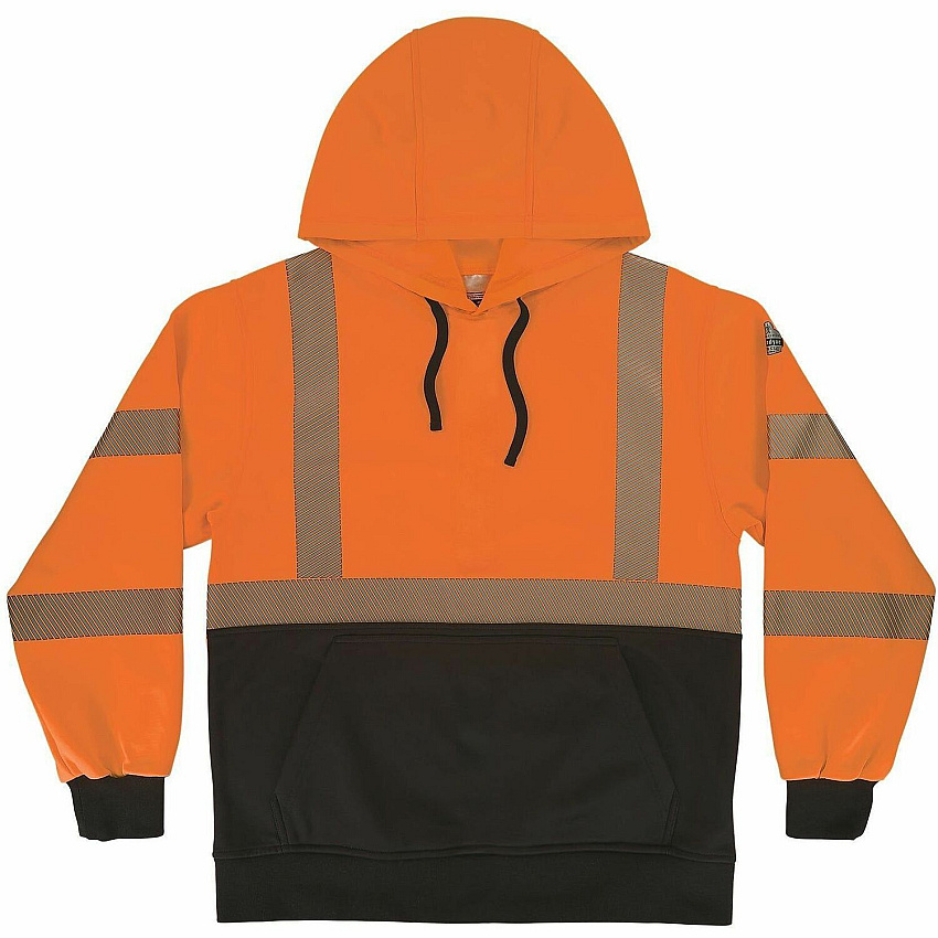 ergodyne GloWear 8317BK Performance Hi-Vis Hooded Sweatshirt (22985)