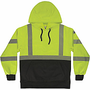 ergodyne GloWear 8317BK Performance Hi-Vis Hooded Sweatshirt (22976)
