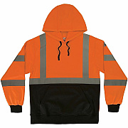 ergodyne GloWear 8311BK Essential Hi-Vis Hooded Sweatshirt (22886)