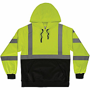 ergodyne GloWear 8311BK Essential Hi-Vis Hooded Sweatshirt (22877)